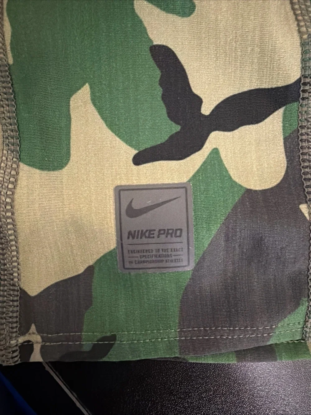 Nike' Green Camo Hooded Jacket